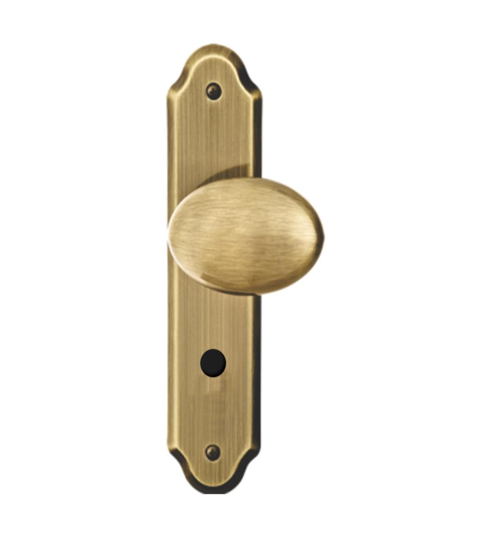 CERRADURA FIT POMO OXIDADA Papaiz MZ-580 BAÑO